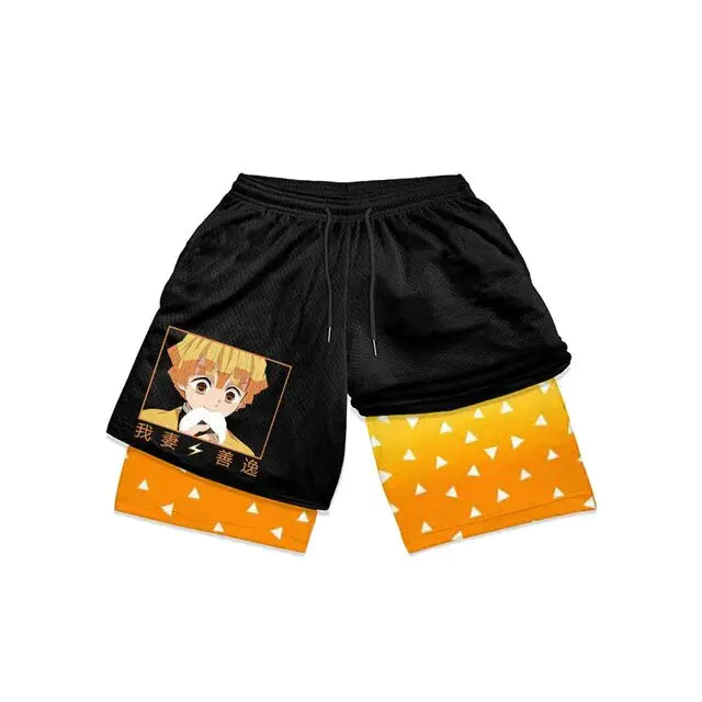 Anime Gym Shorts For Men