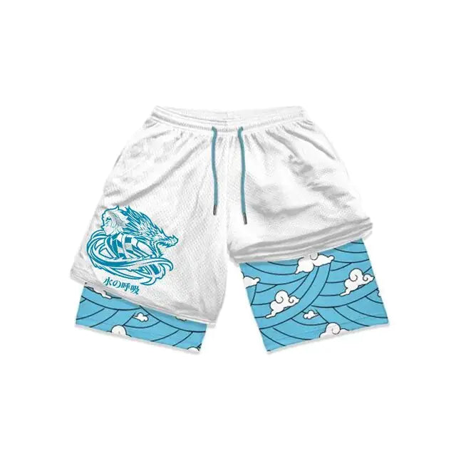 Anime Gym Shorts For Men