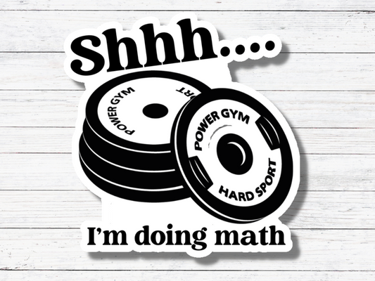 Doing Math Sticker/Magnet