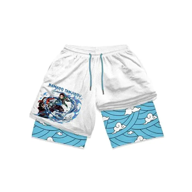 Anime Gym Shorts For Men