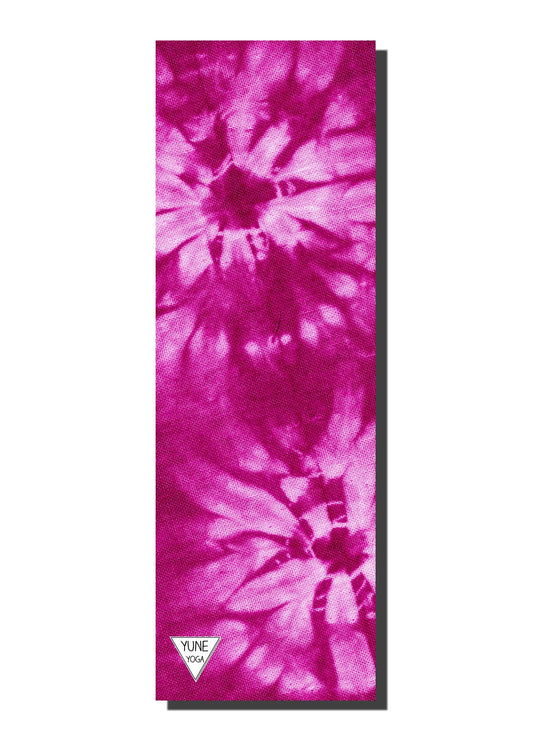 Yune Yoga Pink Tie Dye Mat Elan