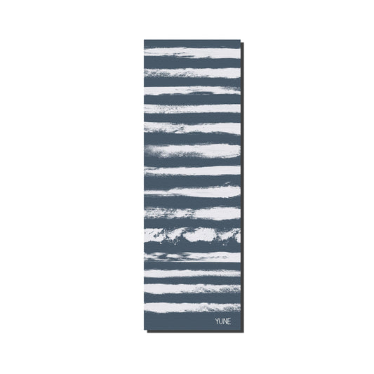 Yune Yoga Blue Striped Mat