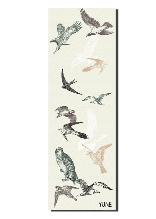 Yune Birds Print Yoga Mat